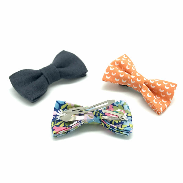  Le Coq en Pap' - Barrettes (lot de 2) Tissus au choix