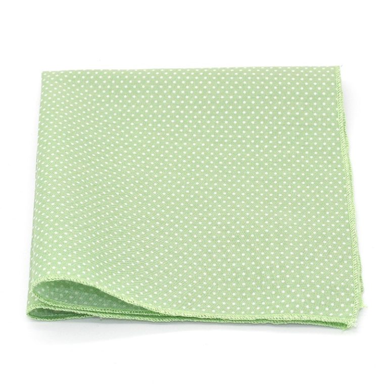 1438-Pois-Vert-Amande-Pochette-Le-Coq-en-Pap