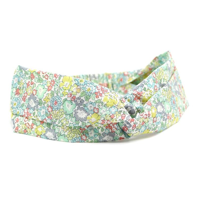 1632-Fleuri-Liberty-Michelle-B-Bandeau-Turban-plisse-Le-Coq-en-Pap