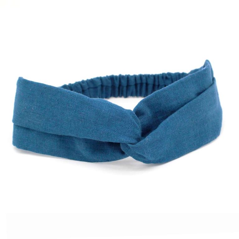 1Bandeau-Cheveux-bleu-canard-lin-Le-Coq-en-Pap-coiffure-headband-femme