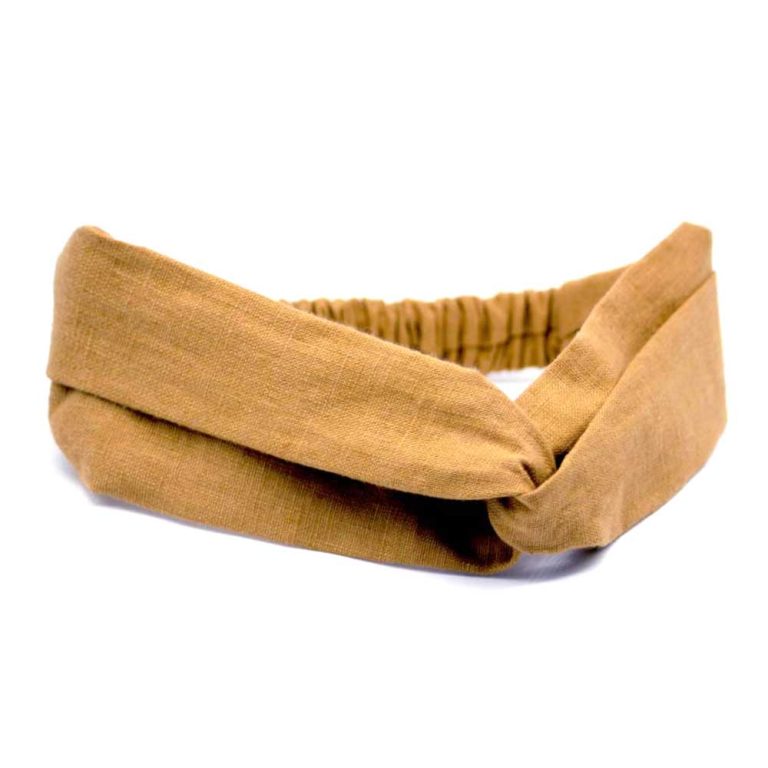 Bandeau-headband-Cheveux-beige-caramel-lin-Le-Coq-en-Pap-coiffure-femme-