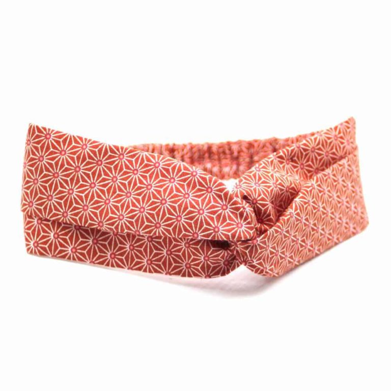 Bandeau-headband-saki-orange-terracotta-japonais-Le-Coq-en-Pap-femme-made-in-france