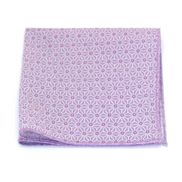 Pochette de costume violet parme Japonais saki Le Coq en Pap