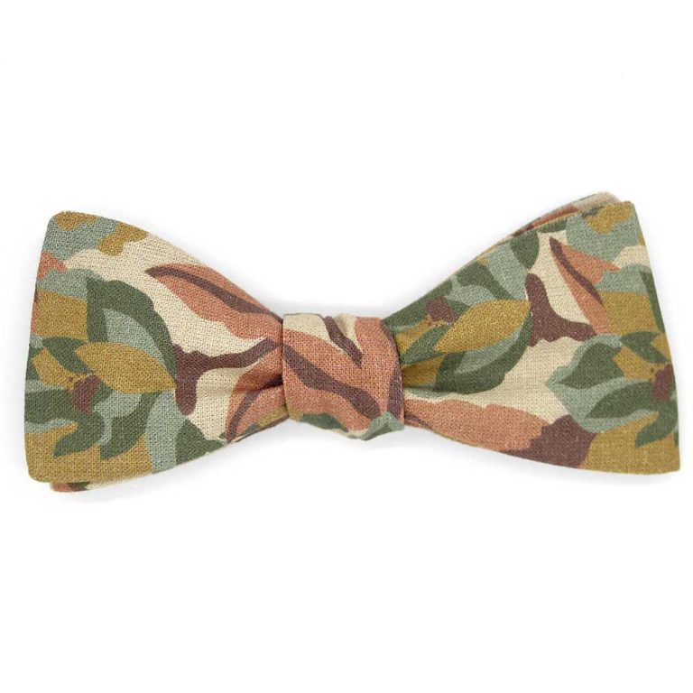 noeud papillon camo flower le coq en pap slim photo1