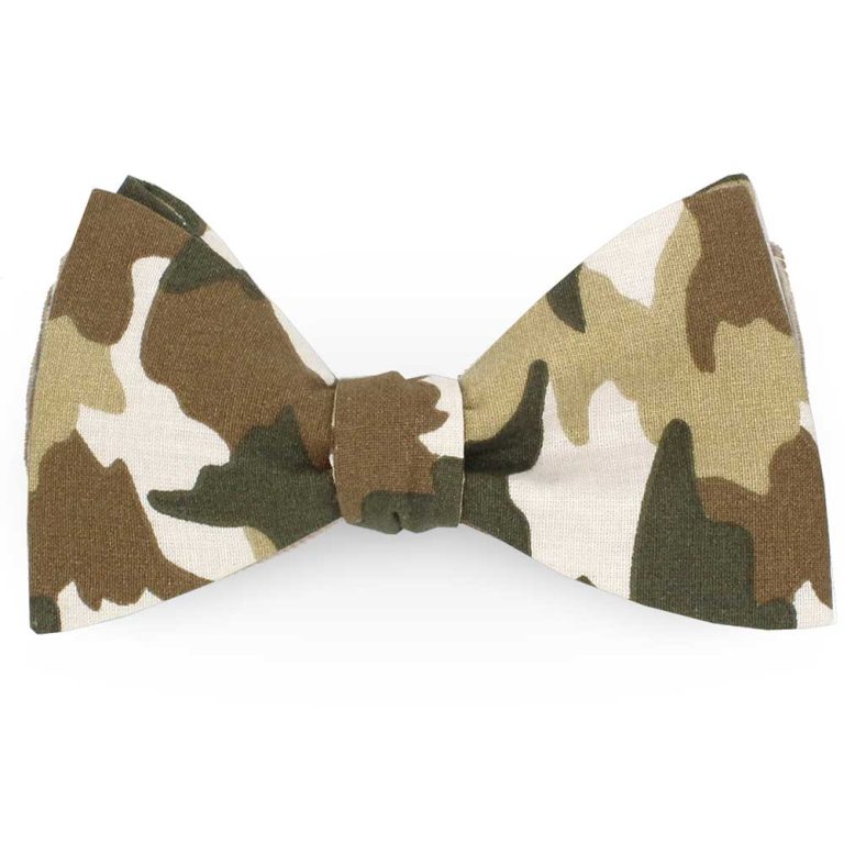 noeud-papillon-nature-et-faune-marron-beige-vert-militaire-camo-camouflage-photo1