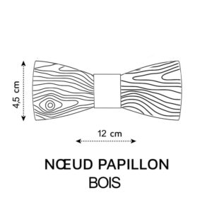 Noeud papillon bois dimensions le coq en pap