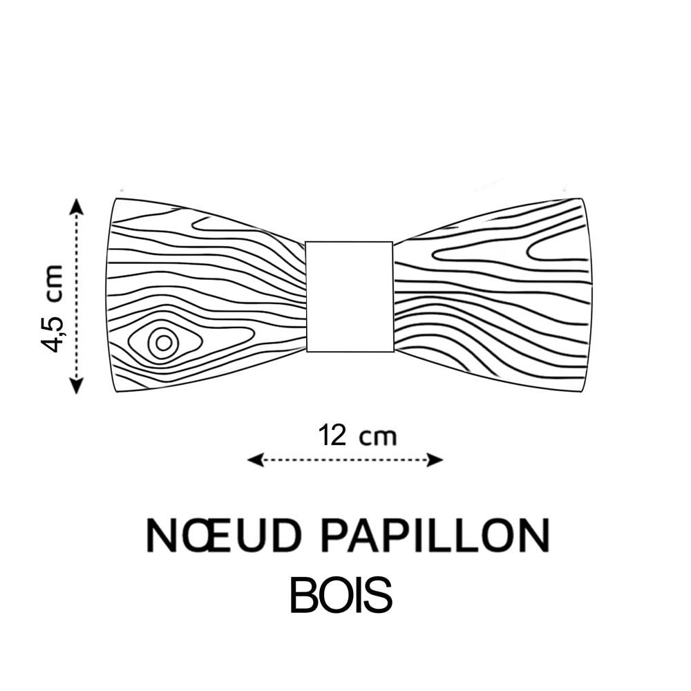 Noeud papillon bois dimensions le coq en pap